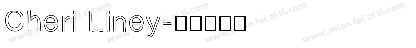 Cheri Liney字体转换
